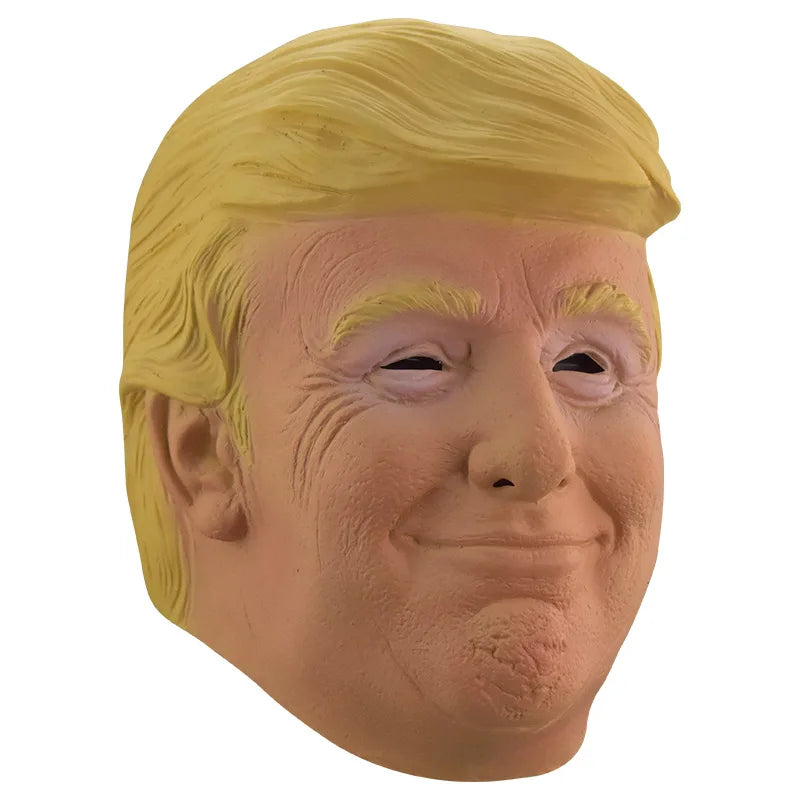 Trump Latex Mask Funny Sichuan Pu Biden Figure Mask Full Face Headgear Biden Halloween Mask Cosplay Character Dress up Props