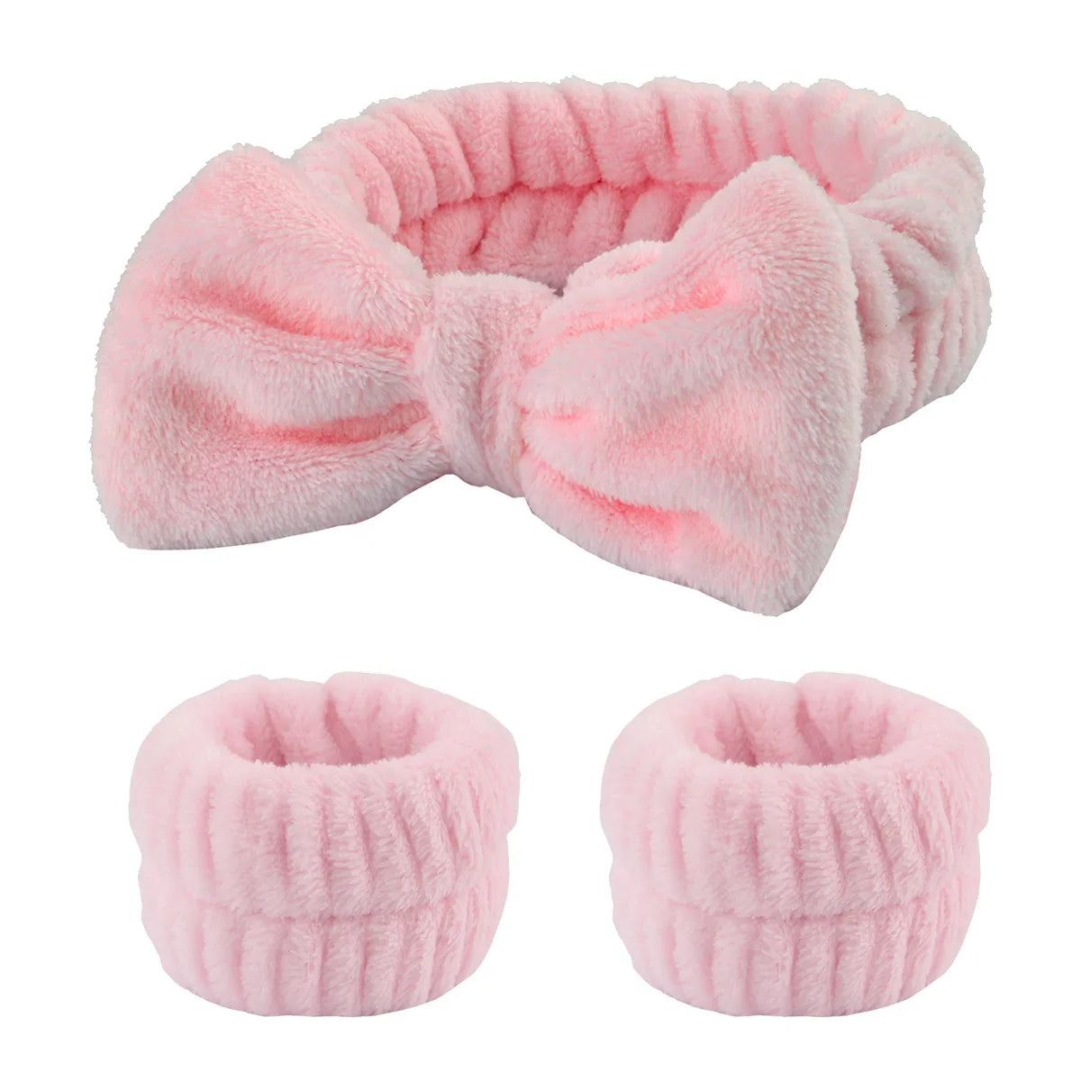 Makeup Headband Puffy Sponge Spa Head Bands for Women Girls Washing Face Skincare Yoga Facial Mask Sports Hairbands Headwear