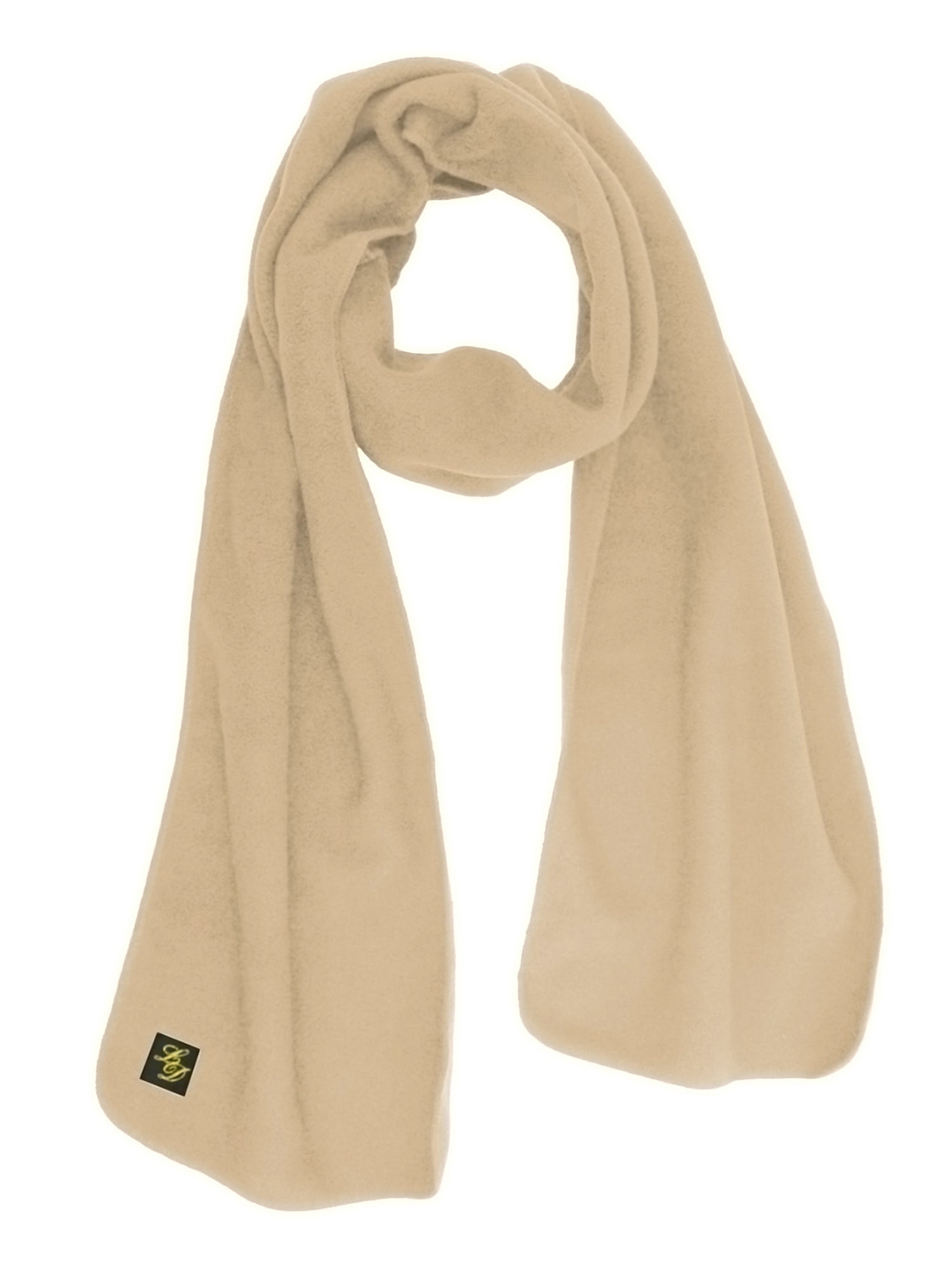 Light Beige 3 Piece Fleece Hat Scarf & Glove Matching Set