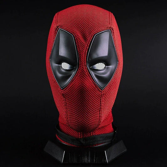 Anime Movie Deadpool Cosplay Mask Nico Shuai Dragon Head Cover Knitted Cotton Mesh Helmet Halloween Party Carnival Costume Props