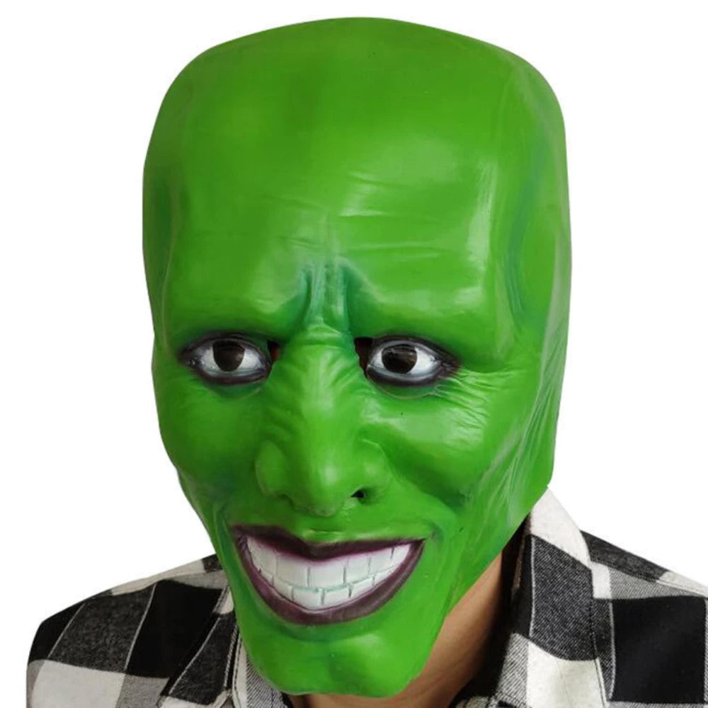 ´The Mask´ Funny Green Latex Mask Jim Carrey Movie Cosplay Headgear Halloween Superhero Fancy Dress Clothing Accessories