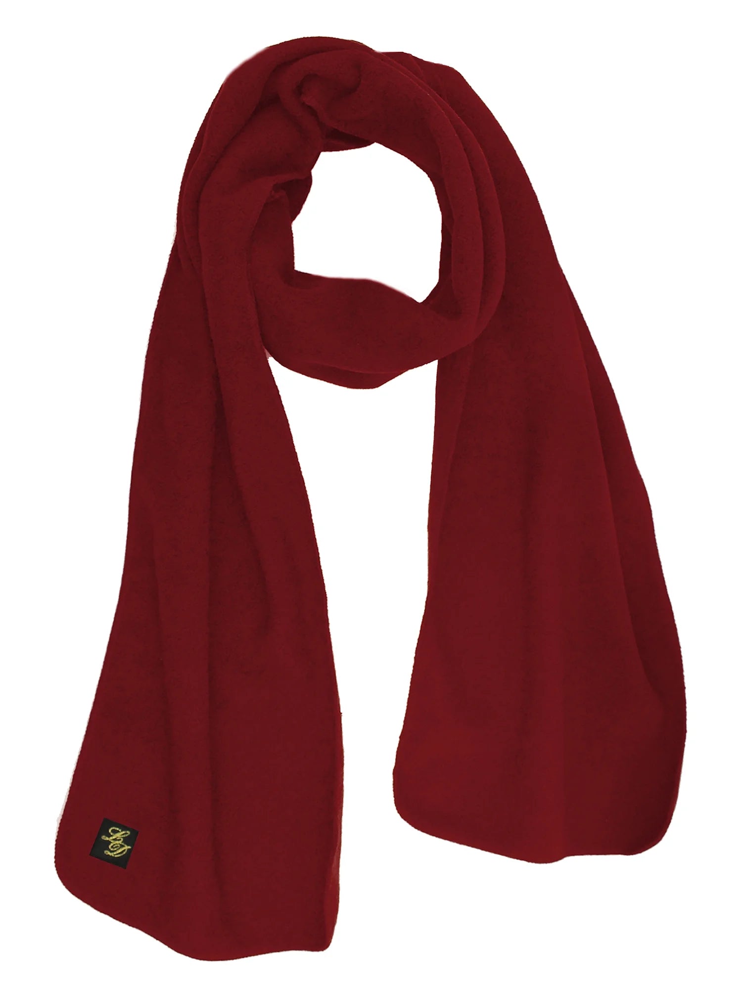 Burgundy 3 Piece Fleece Hat Scarf & Glove Matching Set