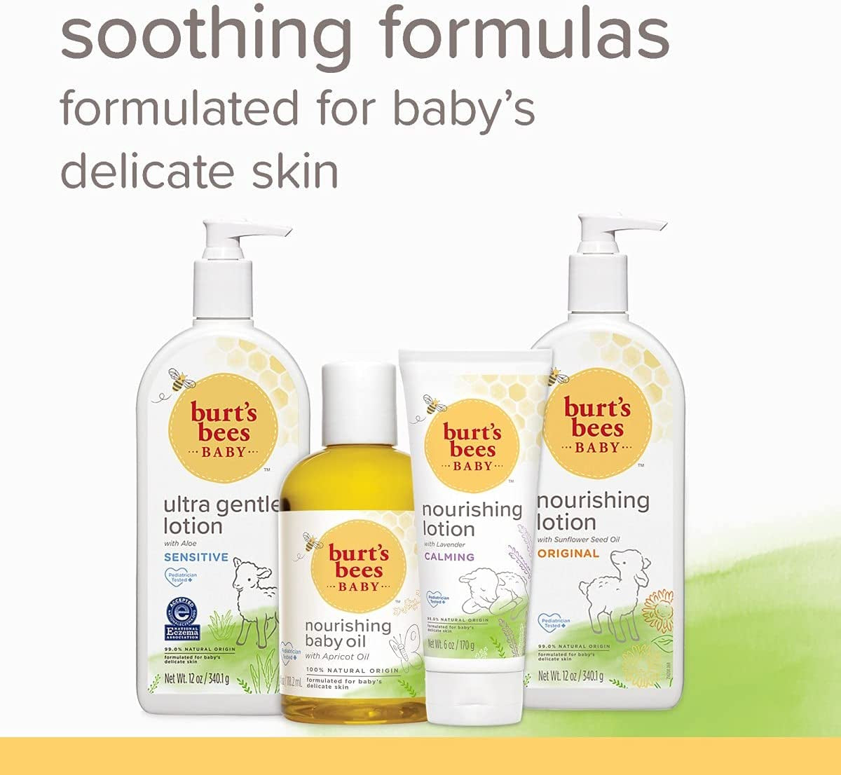 "Baby™ Nourishing Baby Oil - Pure and Gentle Care for Baby'S Skin - 4 Ounce Bottle - Value Pack of 3"